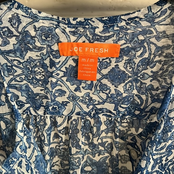 Joe Fresh floral chiffon blouse - Picture 2 of 3